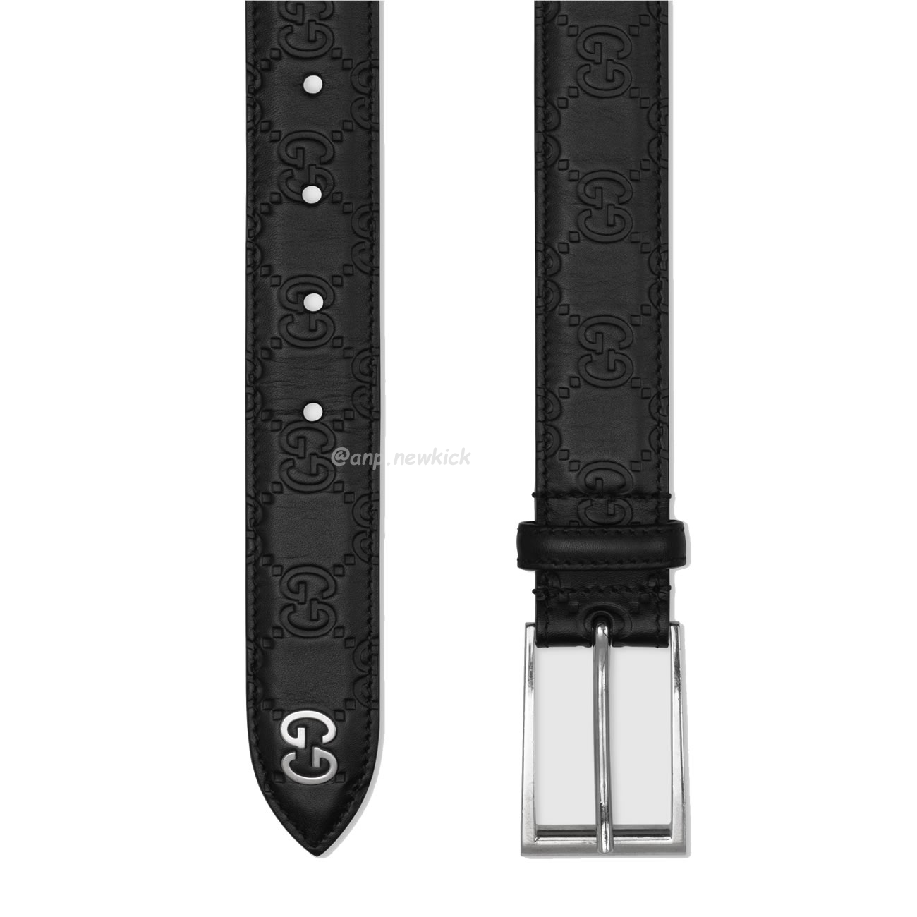 Gucci Signature Belt With Gg Detail Black 474311 Cwc1n 1000 (2) - newkick.cc